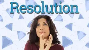 Start working on your New-Year's resolution by learning how to pronounce...Resolution.